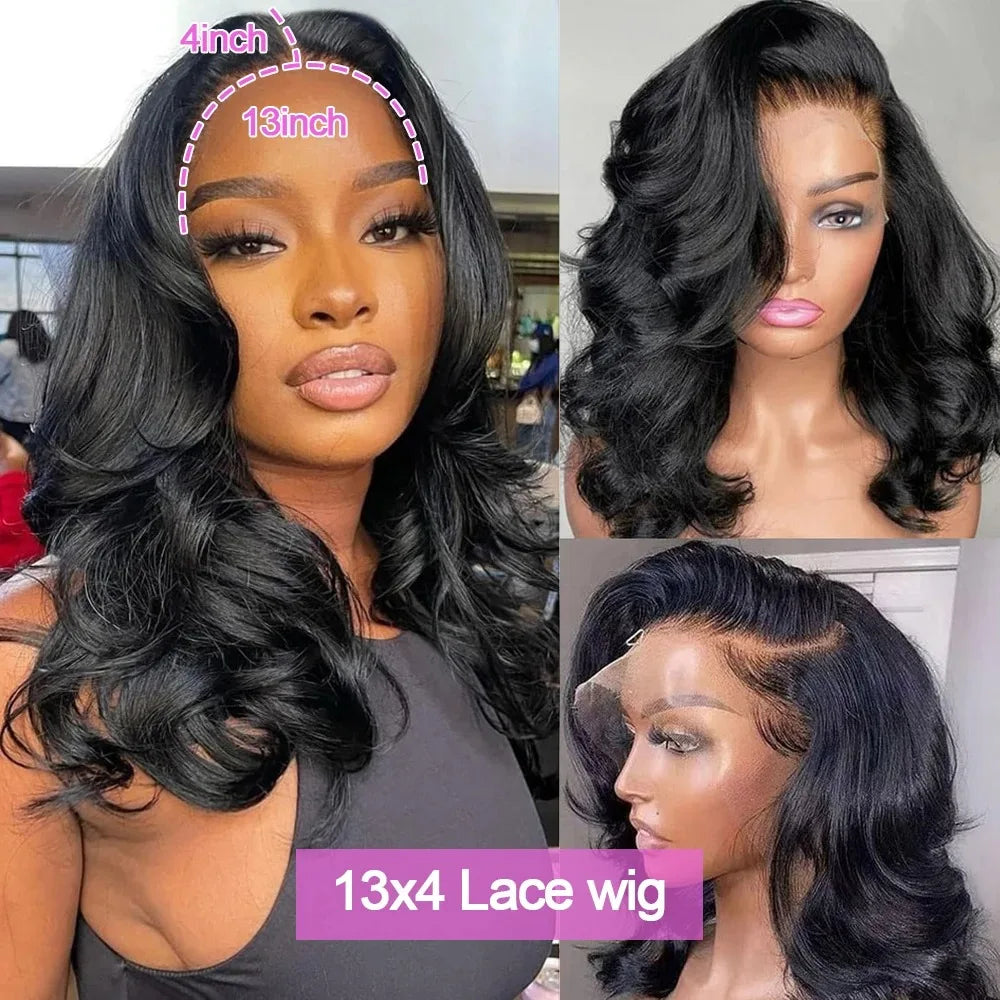 5X5 4X4 Glueless Body Wave Bob Wigs 13X4 13x6 HD Lace Frontal Wig 100% Human Hair Natural Wave Wig Short Bob Wigs of Women