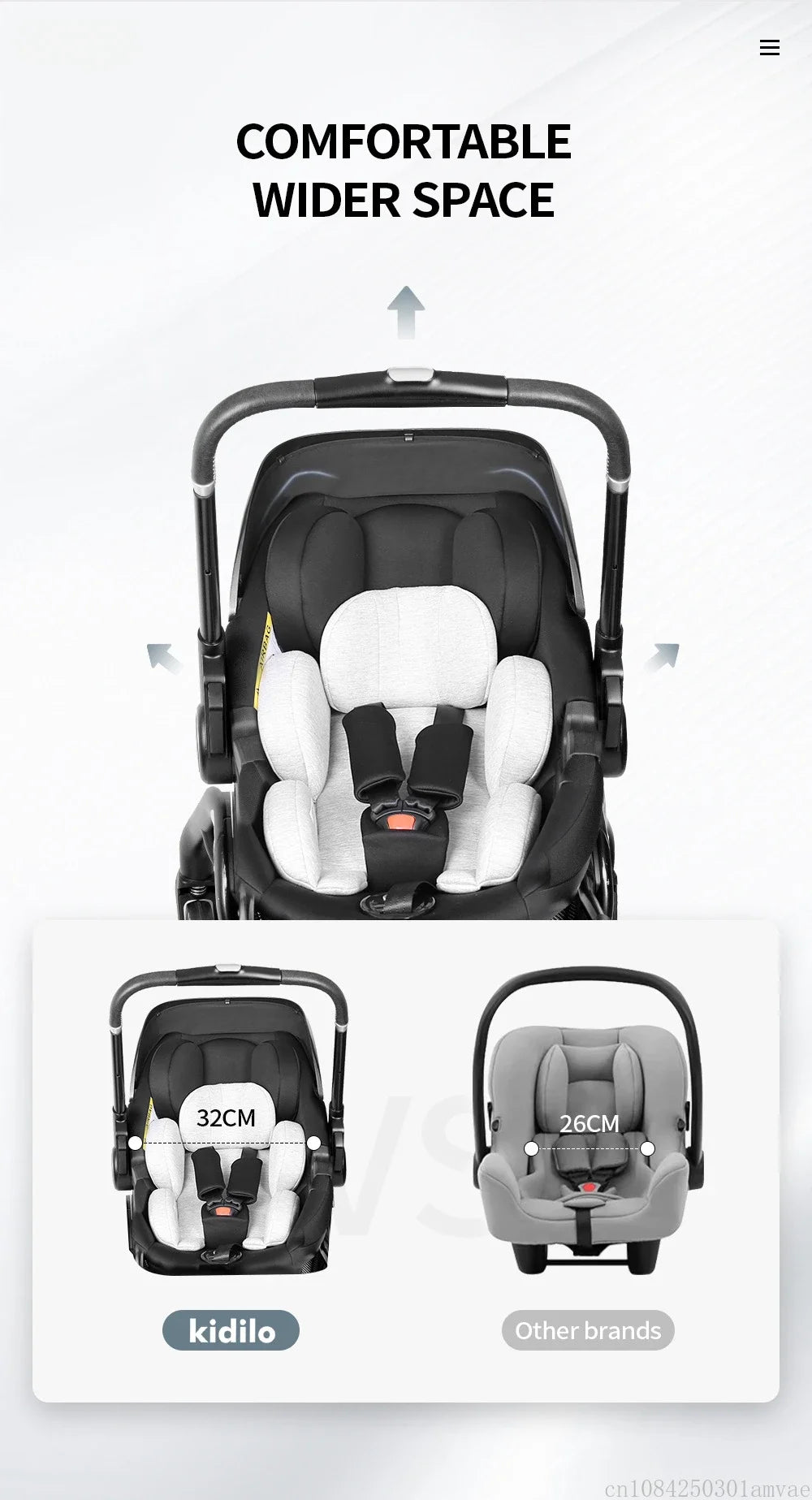 New baby stroller, Multi functional two-way newborn stroller, baby car seat ECE, 4in1 baby carriage