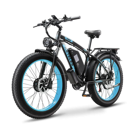 KETELES k800 dual motor electric bike 2000W adult electric mountain bike, 17.5AH/23AH battery, 21 speeds, hydraulic brakes, 26''