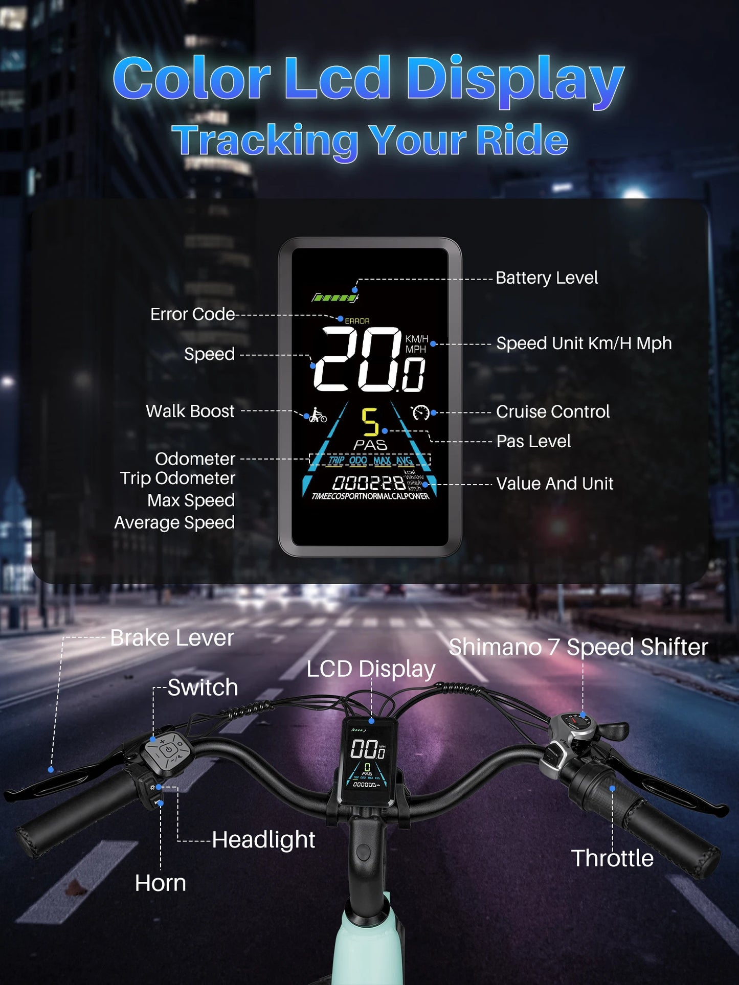 LikeBike MY2 E Bike 1500W Peak Motor 48V15AH Removable Battery Electric Bike Dual Disc Brakes One Year Warranty Electric Bicycle
