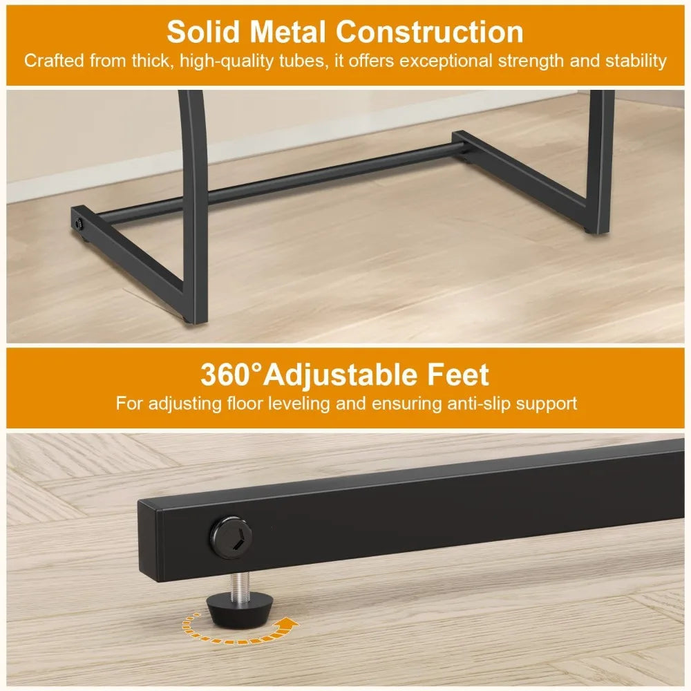 Standing Towel Rack, Towel Racks for Bathroom, 4 Tier Metal Towel Bar Stand, Blanket Ladder Holder