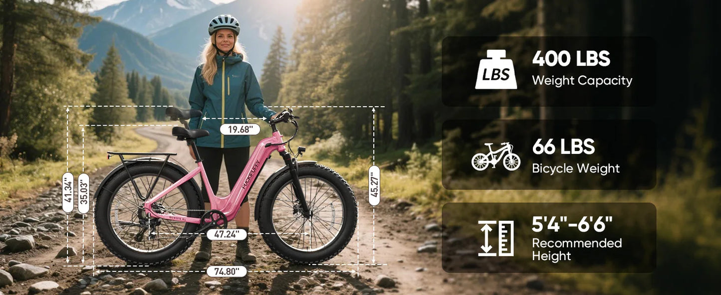 PUCKIPUPPY Beagle ST Electric Bike For Adults With Luxury Accessory Pack And Extra Batteries Electric Mountain Hunting EBike