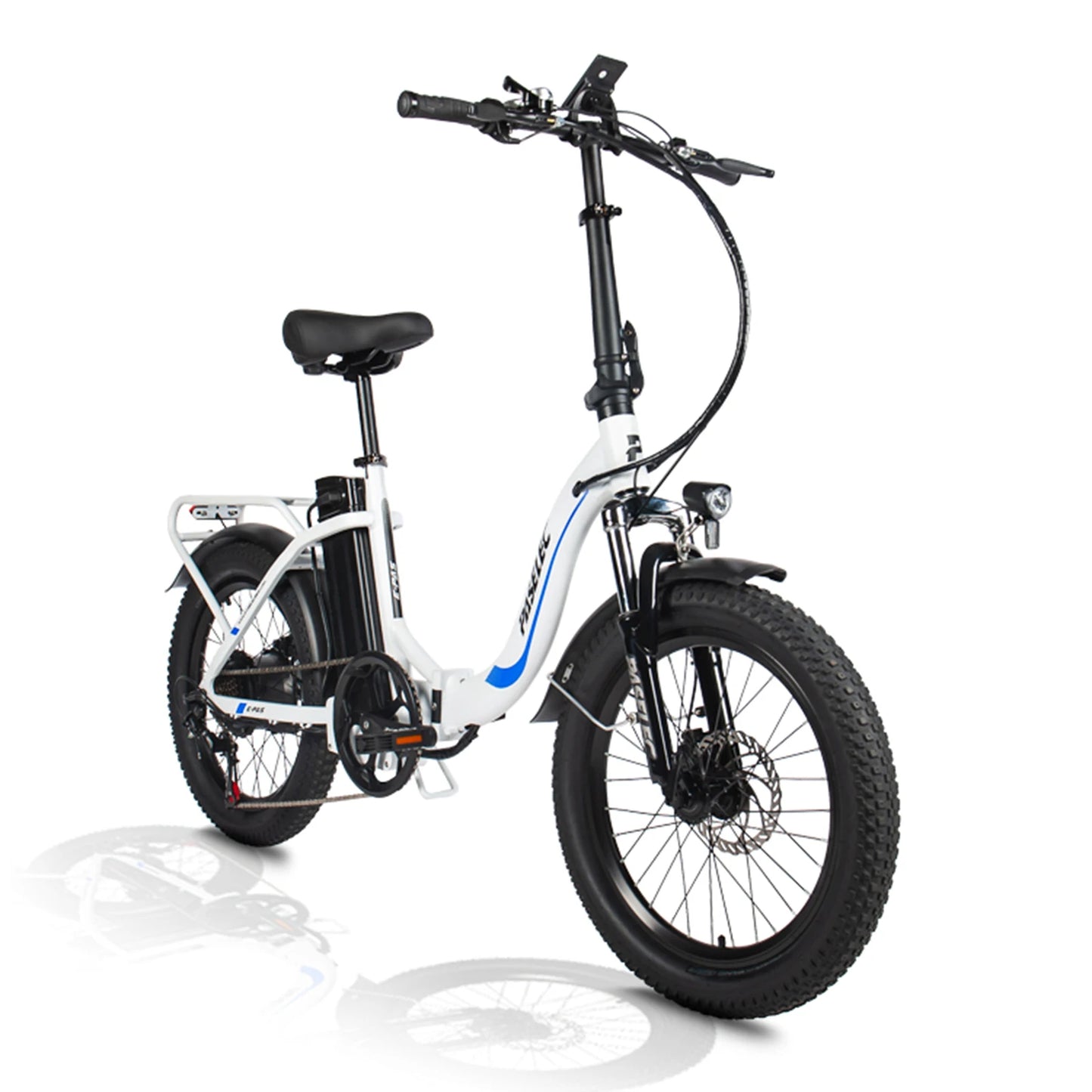 Electric Bike Hedatx 20" 1000W, 28 Mph, 50 Mile, Folding City Commuter Electric Bike, 48V 16AH, 7 Speed, Unisex