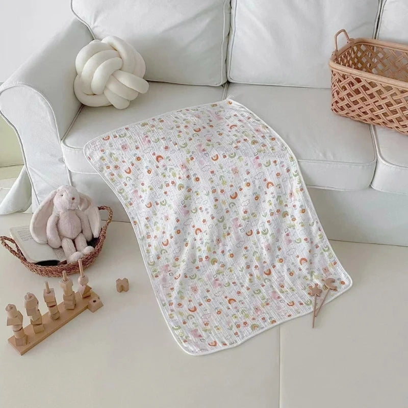 Baby Wrap Blanket Bath Towel Soft Breathable Cotton Towel Newborns Shower Gift