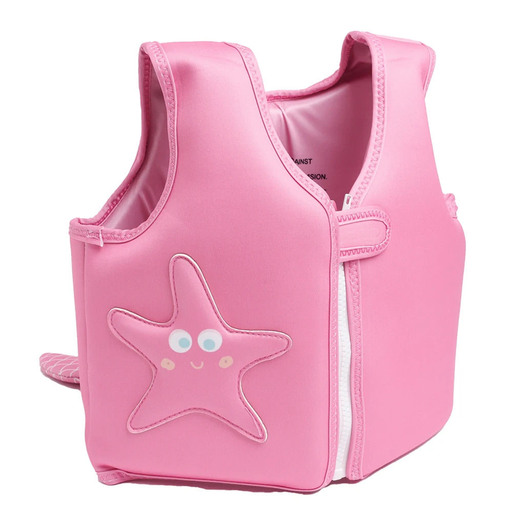 Kids Life Jackets Baby Swimsuit Children Life Vest Inflatable Swim Vest Swimming Aid Buoyancy Clothing Swimming Pool Accessories