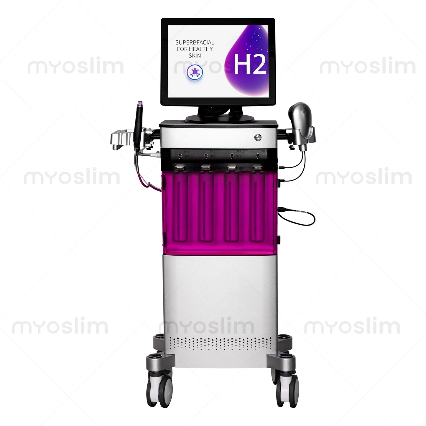 Hydra Oxygen Facial Machine Ultra Clear Deep Cleansing Skin Revitalizing Pore Minimizer Moisturizing Equipment AntiAging Beauty