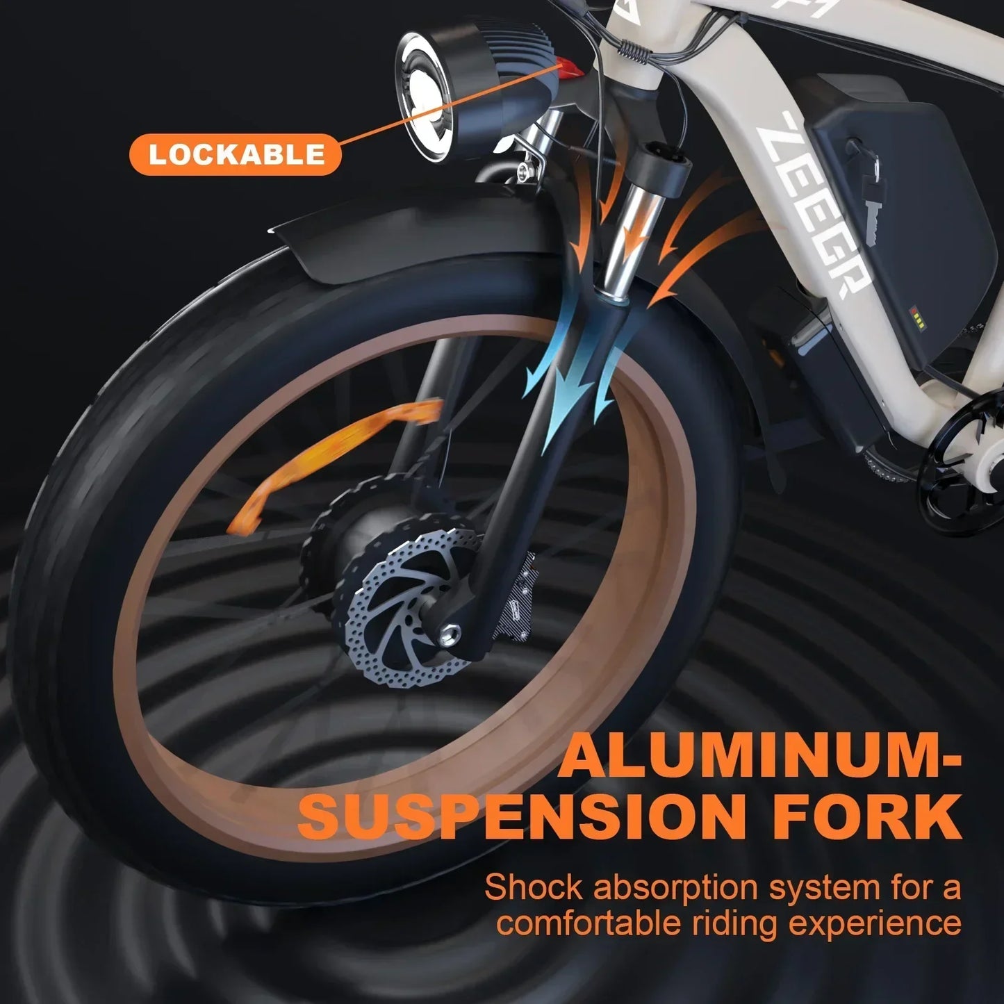 Ebike F1 2025 new 1000W 48V 16AH removable battery, 26-inch impact absorption tires, jungle beasts, adults mountain electric bik