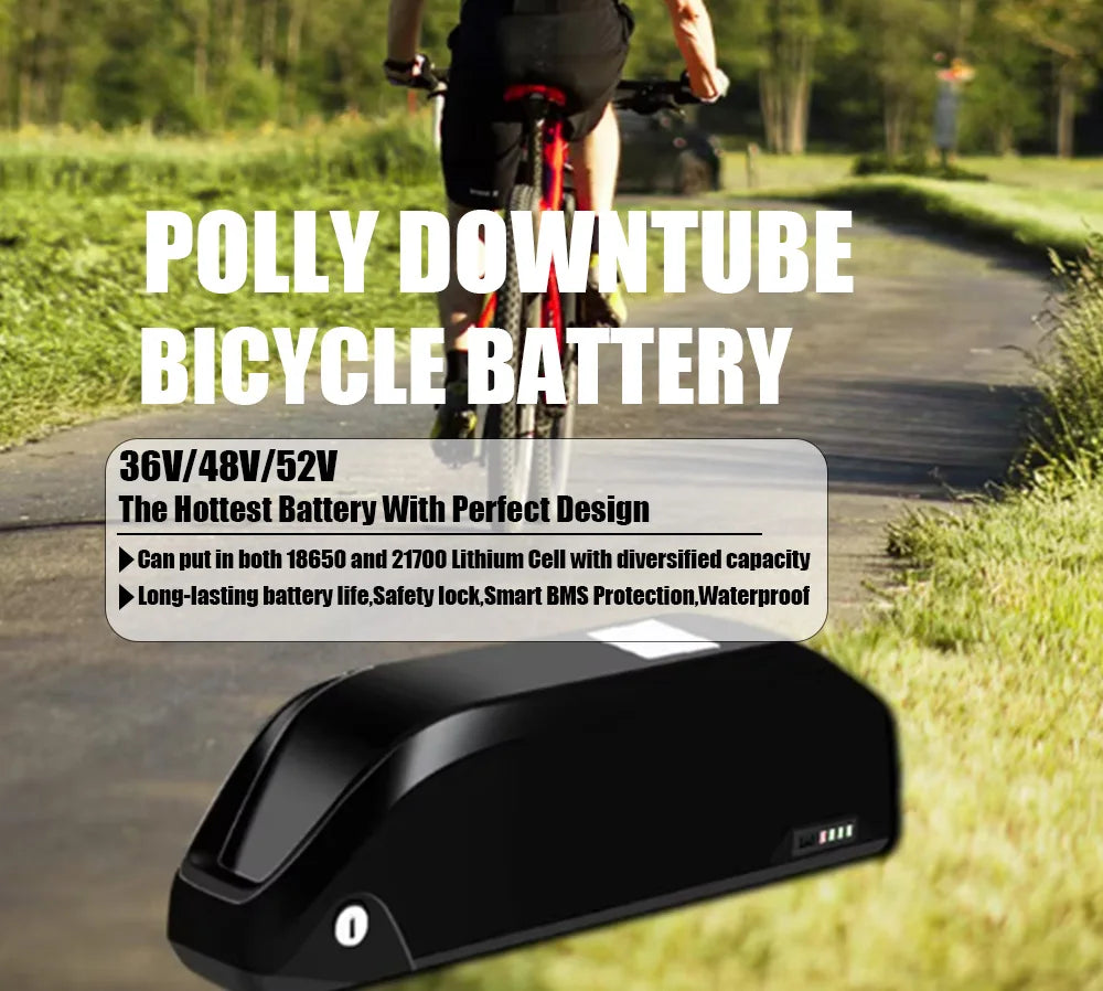 BAFANG BBS02 750W 48V Mid Drive Motor - High Power Electric Bike Conversion Kit with Removable 52V/48V 20Ah/13Ah Lithium Battery