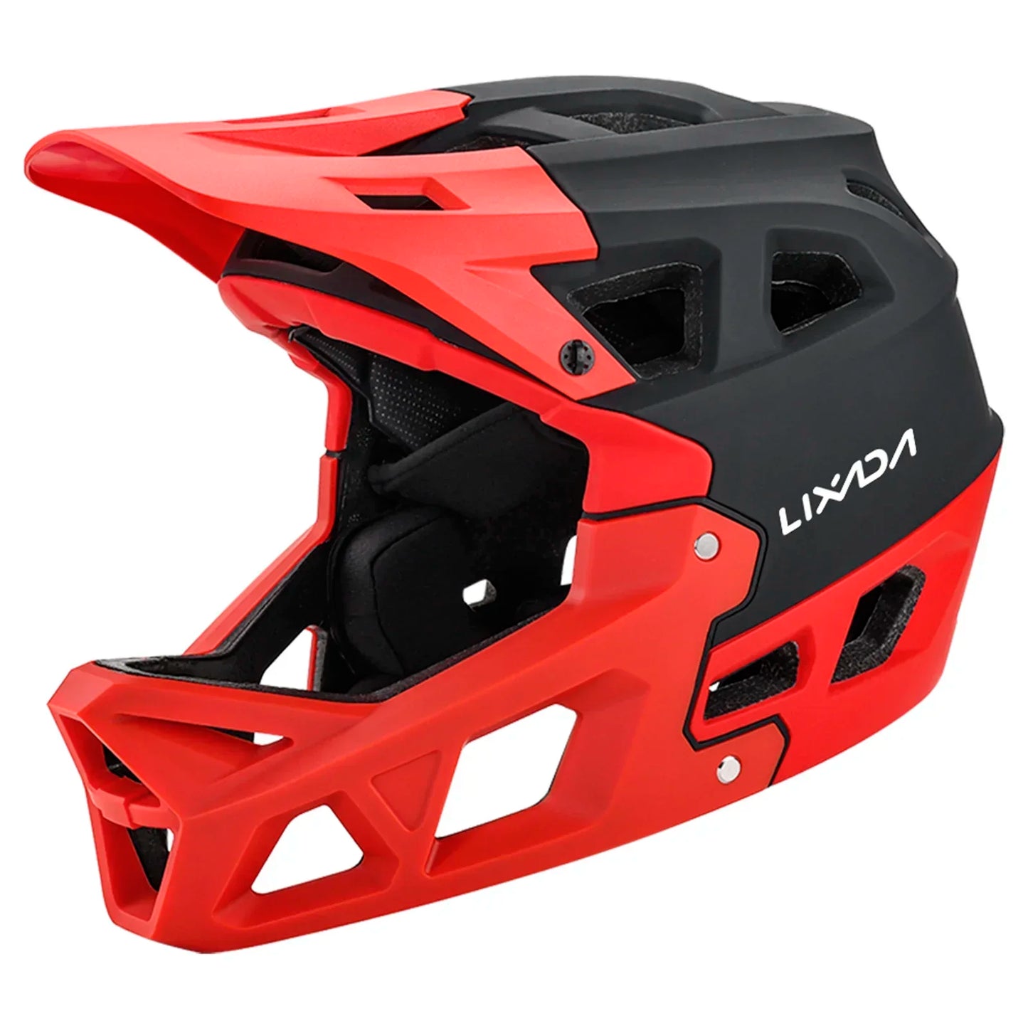 Full Face MTB Helmet for Downhill Racing Adults with 31 Vents & Adjustable Visor, Men/Women Mountain Bike Safety Cycling Gear