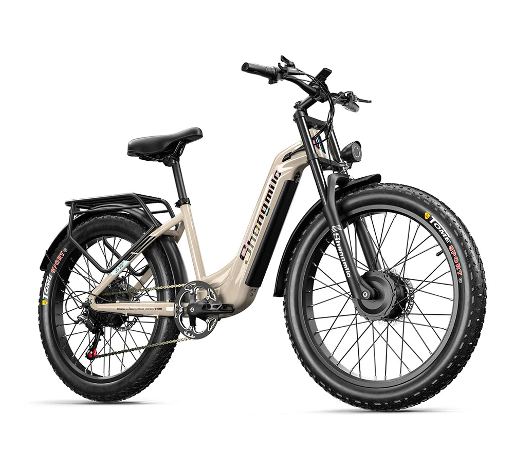 Shengmilo S700 Electric Bike for Adults 2000W Dual Motor, 48V17.5AH Removable Battery Electric Bicycle ,26Inch Fat tire e bike