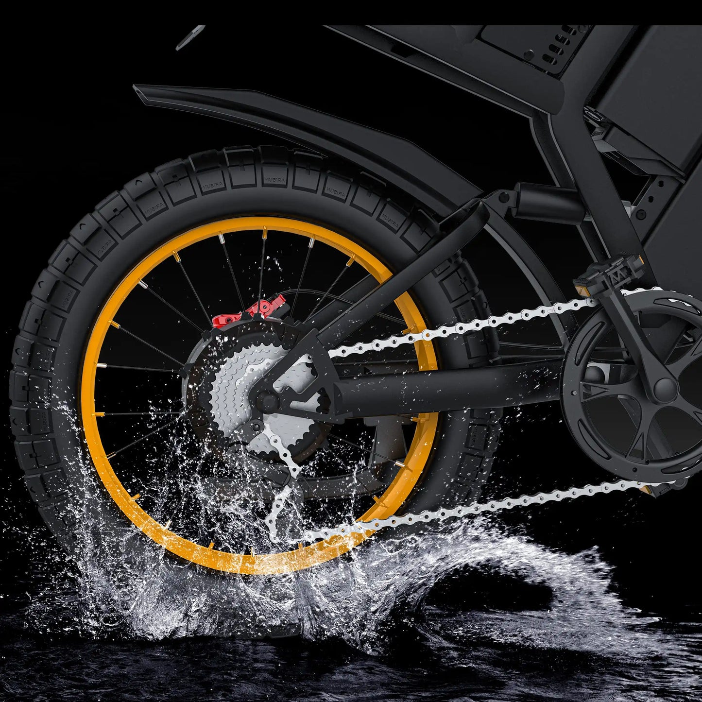 Electric Off-Road Bike COSWHEEL GT20 Max 20" 2000W 40Mph 60V 40AH(25+15) 140Mile 7 Speed Adult Unisex Full Suspension