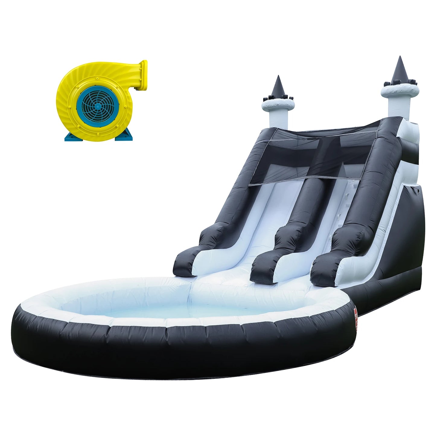 24FT Commercial Full PVC Inflatable Water Slide Park for Big Kids Birthday Party Children's playground, children's toys