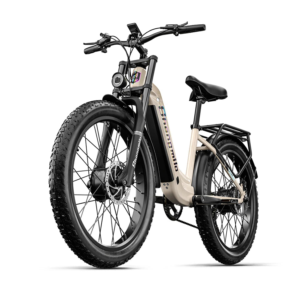 Shengmilo S700 Electric Bike for Adults 2000W Dual Motor, 48V17.5AH Removable Battery Electric Bicycle ,26Inch Fat tire e bike
