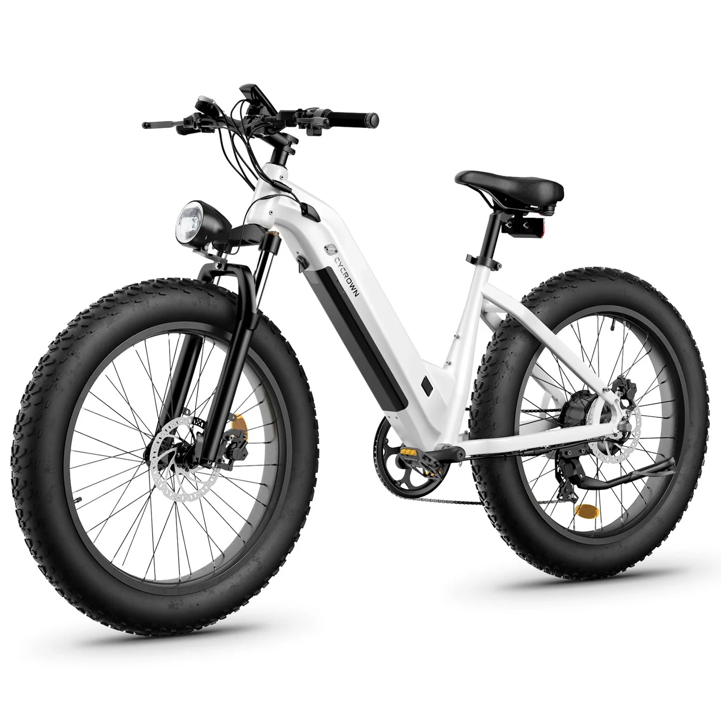Electric Bike For Adults CYCROWN CYCVEVRE 26x4" 1000W Motor Top Speed 28Mph 48V 15.6AH Range 60Miles Max Load 330Ibs New