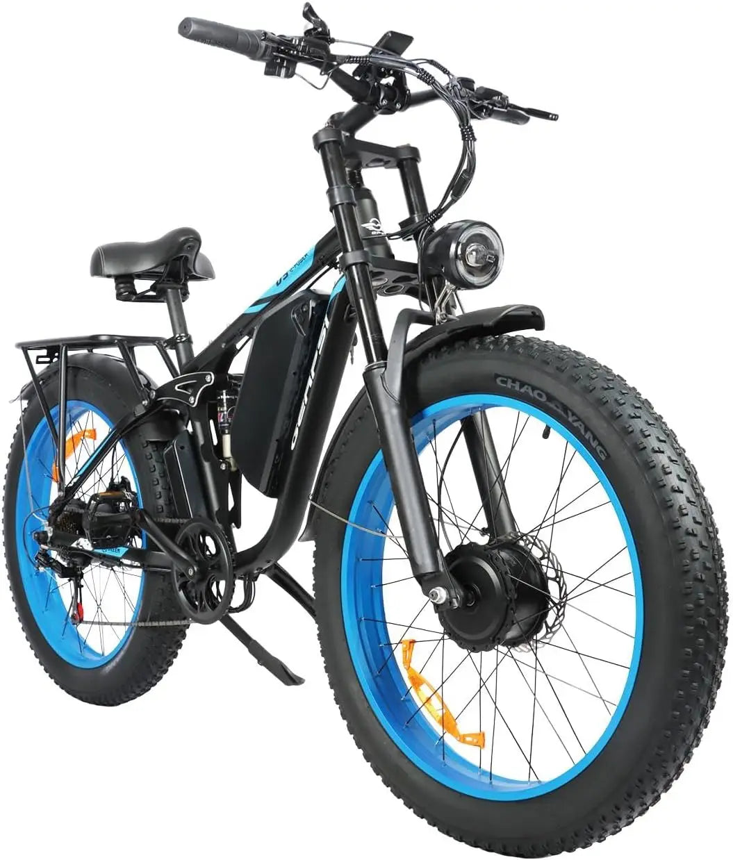 BAOLUJIE 2603 Electric Bike Adults Ebike 52V 32AH Removable Lithium Battery Max Speed 35MPH Range 34-41 Miles【1 Year Warranty】