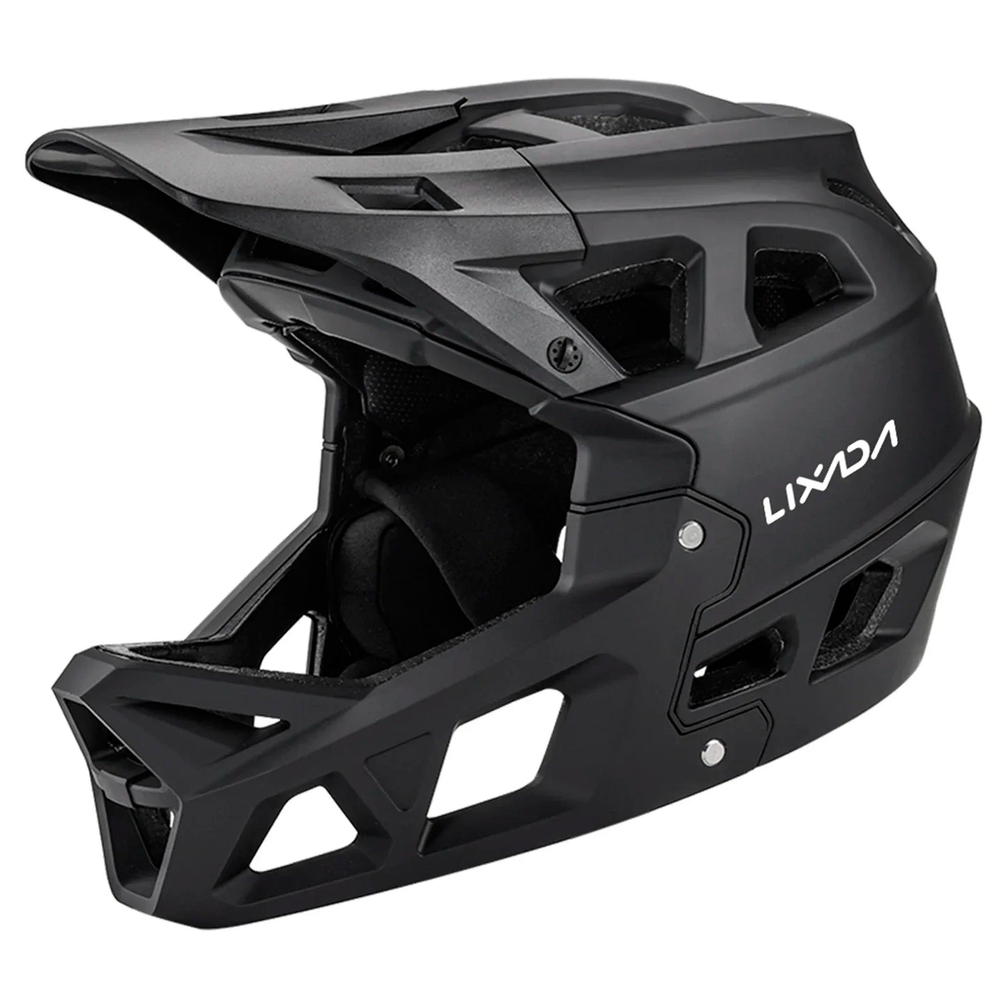 Full Face MTB Helmet for Downhill Racing Adults with 31 Vents & Adjustable Visor, Men/Women Mountain Bike Safety Cycling Gear