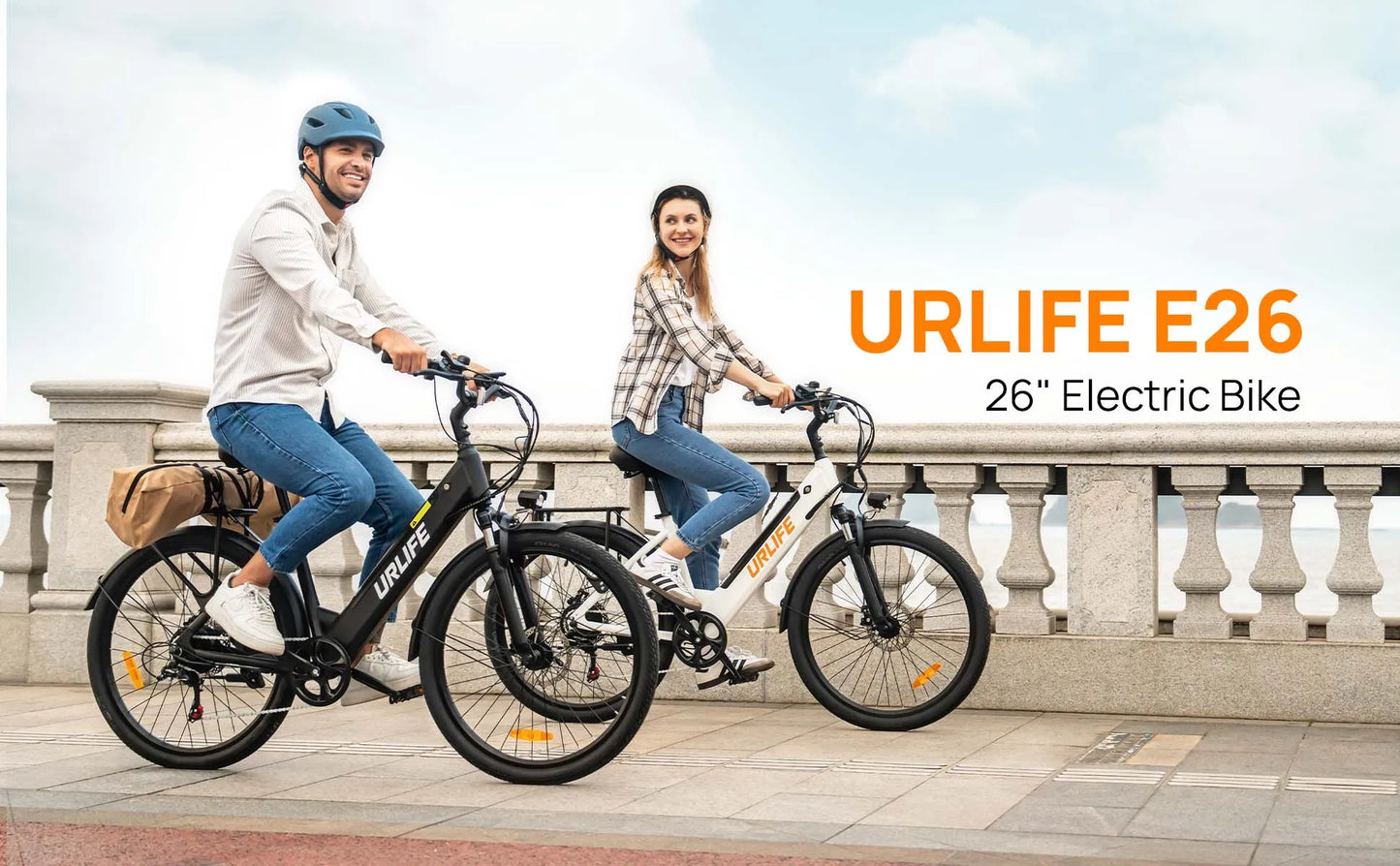 URLIFE E26 adult E-bike 250W 48V 10.4Ah battery commute Electric Bike,26-inch tire city ebike