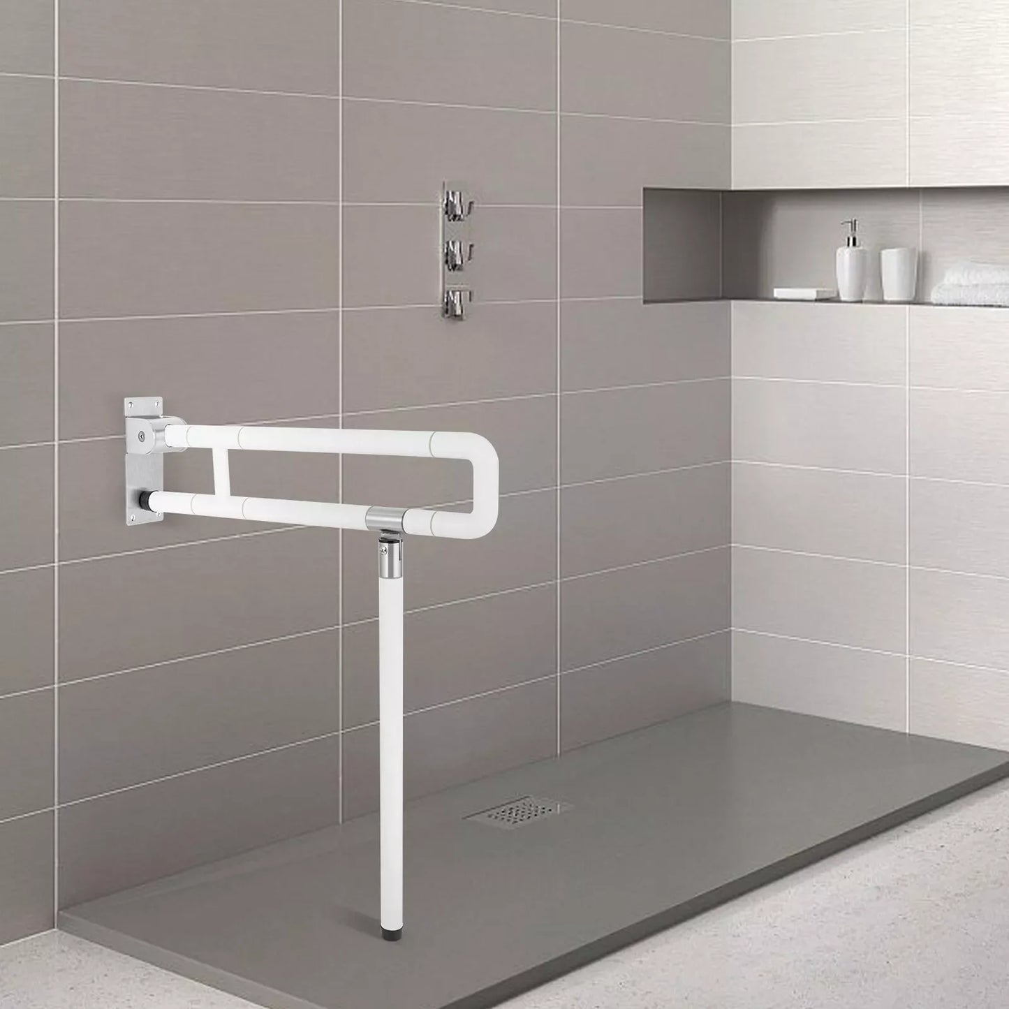 Bathroom Support Safety Rail Folding Handicap Grab Bars Rails Toilet Handrails Disabled Grab Bath Safety Bar