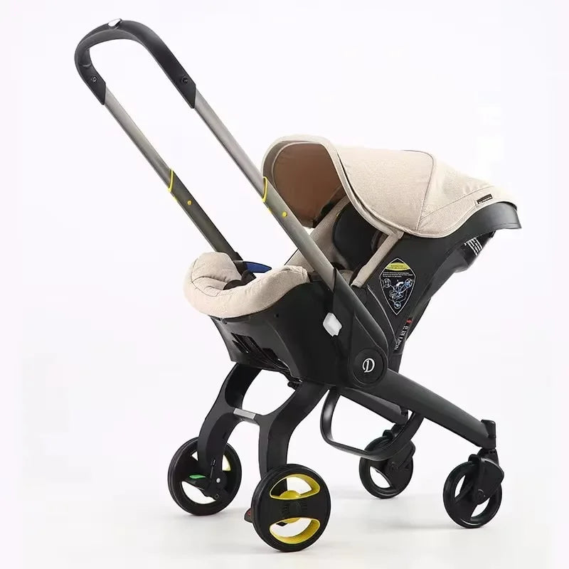 4 in 1 Baby Stroller Lightweight Stroller Baby Carriage Baby pram Baby Safety Cart Carriage Travel System High Quality Senior