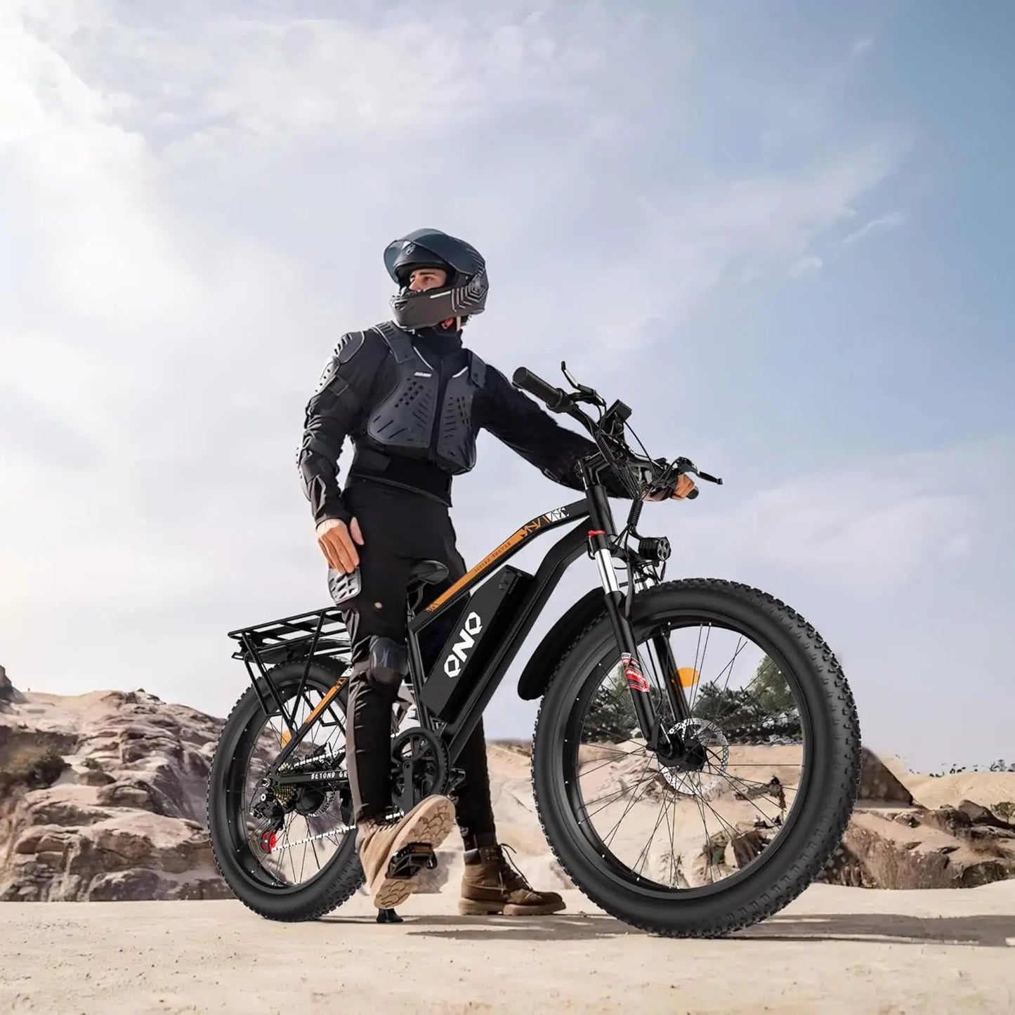Electric Bike for Adults, Powerful 2000W Peak Motor, 26" Tires, 28MPH & 60 Miles Long Range, 48V 15Ah Removable, Customized