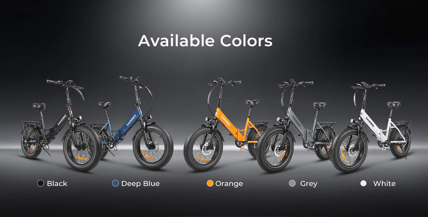 Folding Electric Bicycle 750W Motor 48V13AH Lithium Battery Disc Brake E-bike Adult City Travel 20*4 Inch Fat Tire Electric Bike