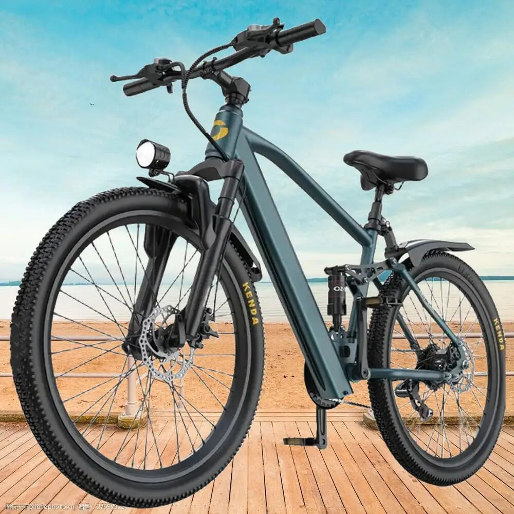 Adults Electric Bicycle, 26" 24" Electric Mountain Bike with 36V Battery Peak 500W Motor,21 Speed Ebike Electric Bike for Adults