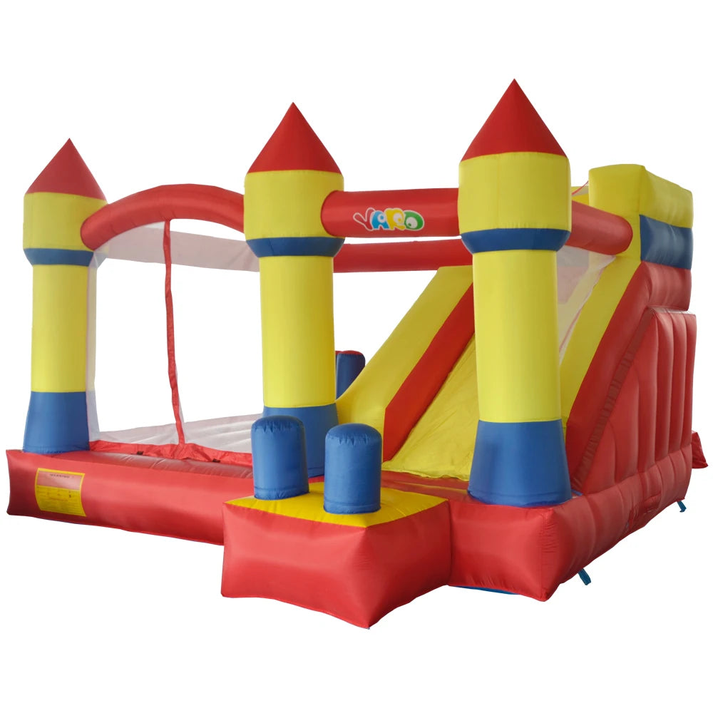 Inflatable Bouncy Castle Jumping House With Blower Inflatable Bouncer Castle Kids Courtyard Inflatable Games Trampline