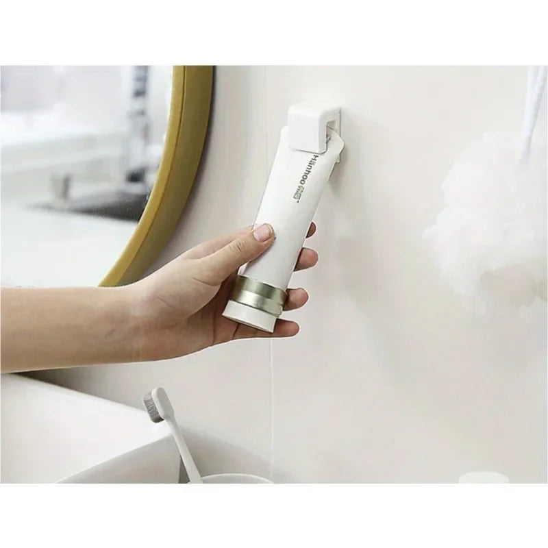 Punch-free Toothbrush Holder Wall-mounted Toothpaste Holder Storage Rack Holders Organizer Bathroom Accessories