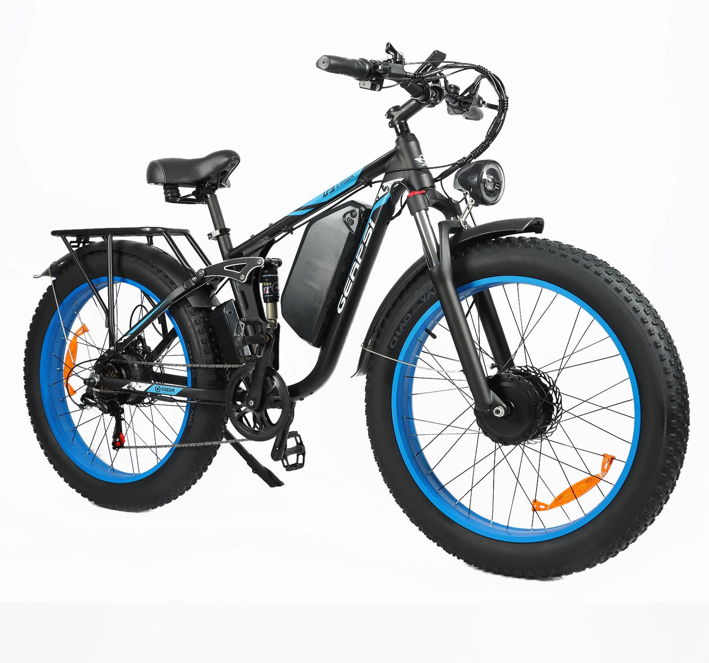 Ebike 2025 new model DP-2603 3000W dual motor 48V25AH lithium battery 26*4.0 fat tires completely suspended adult off-road elect