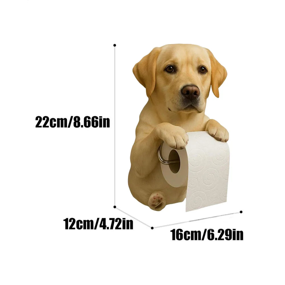 Cute Toilet Paper Holder Wall Mounted Toilet Paper Roll Rack Cat Shape Tissue Dispenser Racks Roll Paper Storage Stand For Home