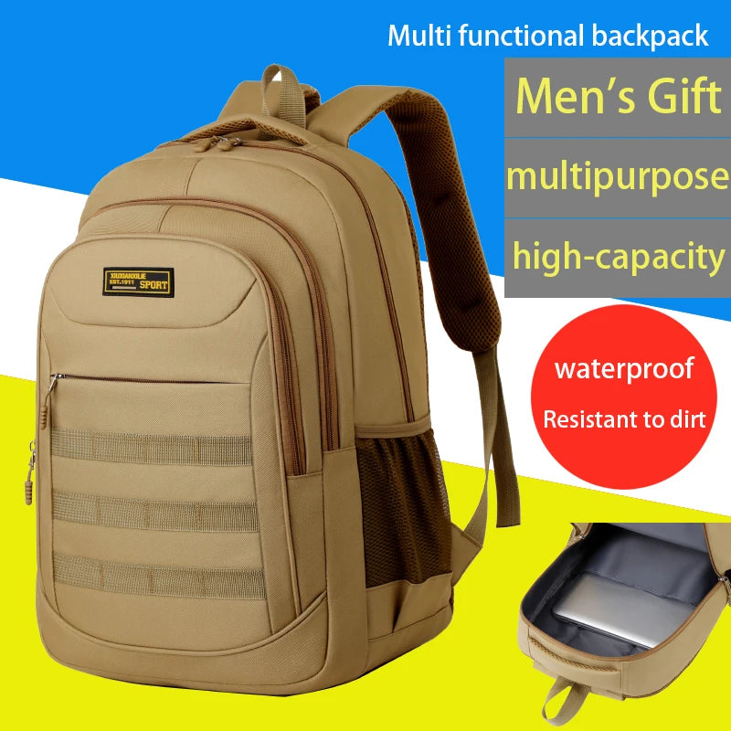 Men's and women's universal backpack, large capacity multi-purpose laptop backpack, durable travel backpack with safety compartm