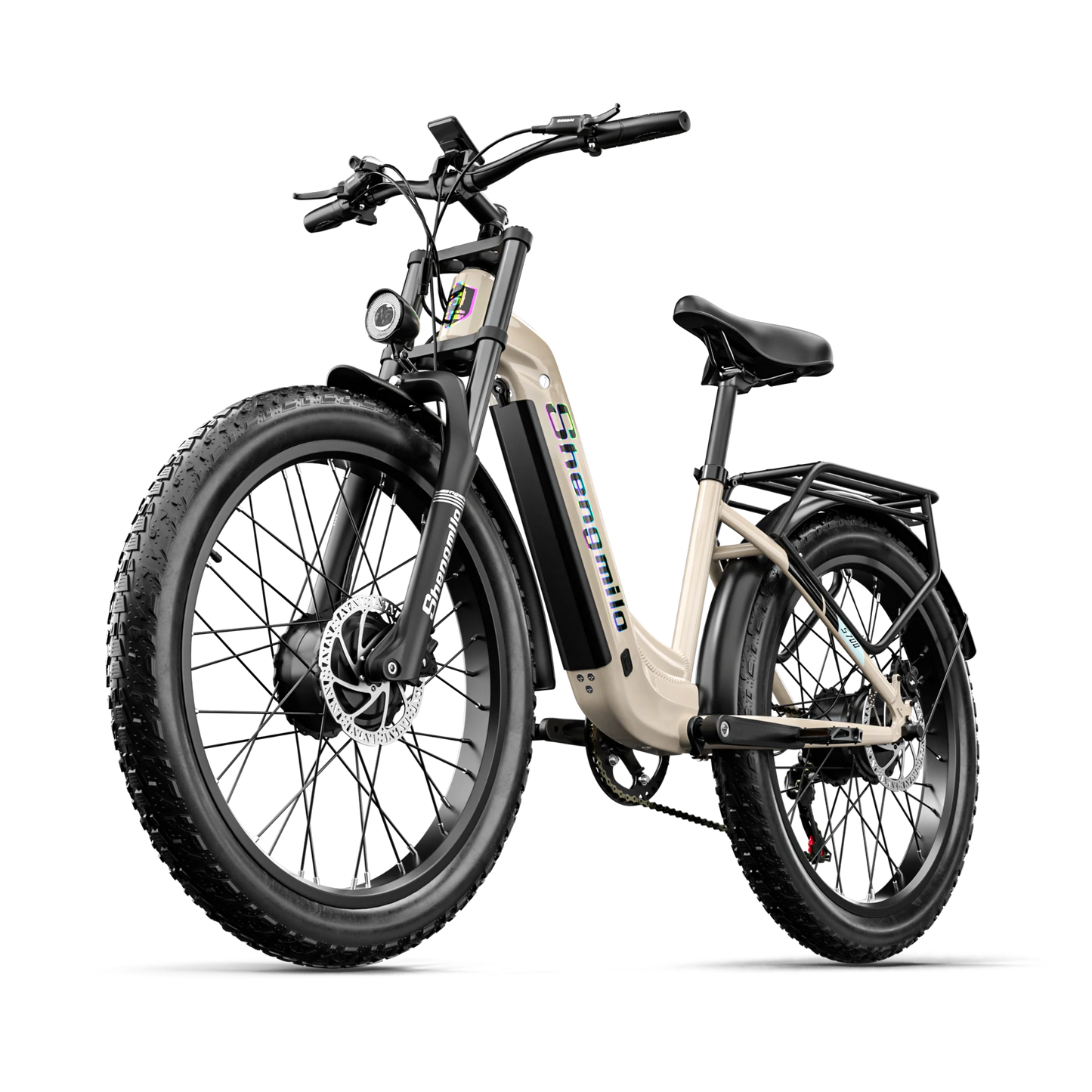 Shengmilo S700 Adult Journey Ebike 2000W 48V 17.5Ah Hydraulic Disc Brakes Electric Bicycle 26*3.0" Tire Mountain Electric Bike