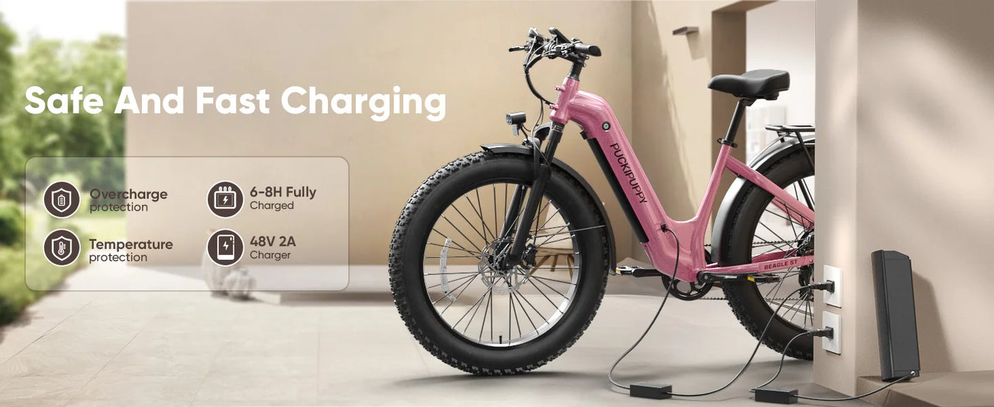 PUCKIPUPPY Beagle ST Electric Bike For Adults With Luxury Accessory Pack And Extra Batteries Electric Mountain Hunting EBike