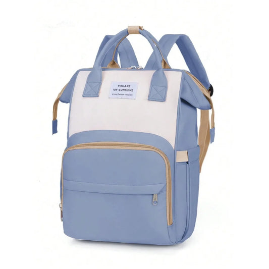 Fashion Diaper Bag Backpack Waterproof Mommy Bag, Large Capacity Diaper Bag  for Baby Boy Girl, with Insulated Pockets