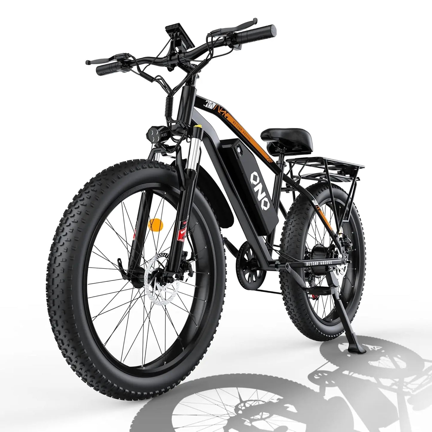 Electric Bike for Adults, Powerful 2000W Peak Motor, 26" Tires, 28MPH & 60 Miles Long Range, 48V 15Ah Removable, Customized