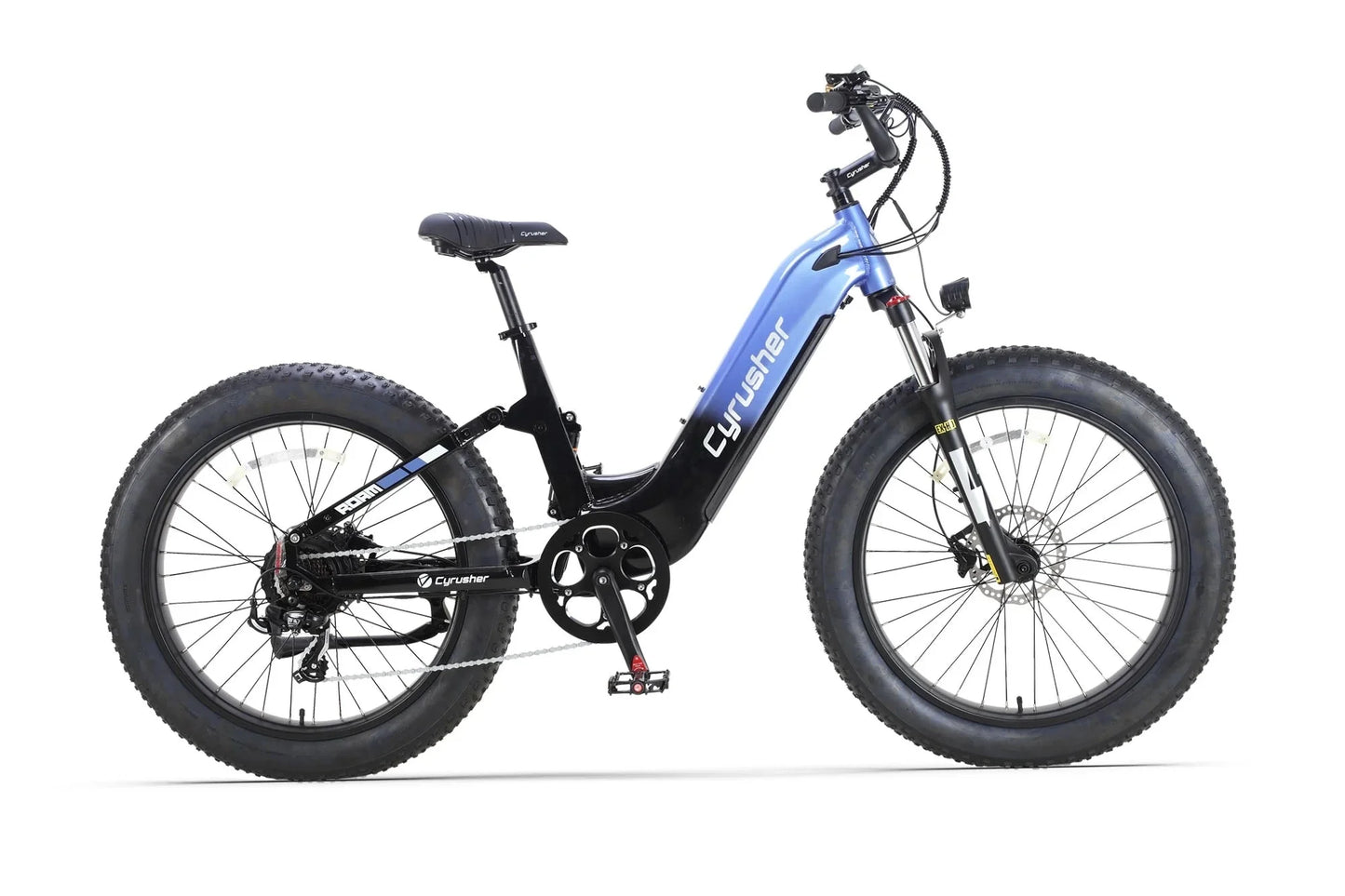 Cyrusher Roam Step-Thru Full Suspension E-Bike 250W 52V 15.6Ah Torque Sensor