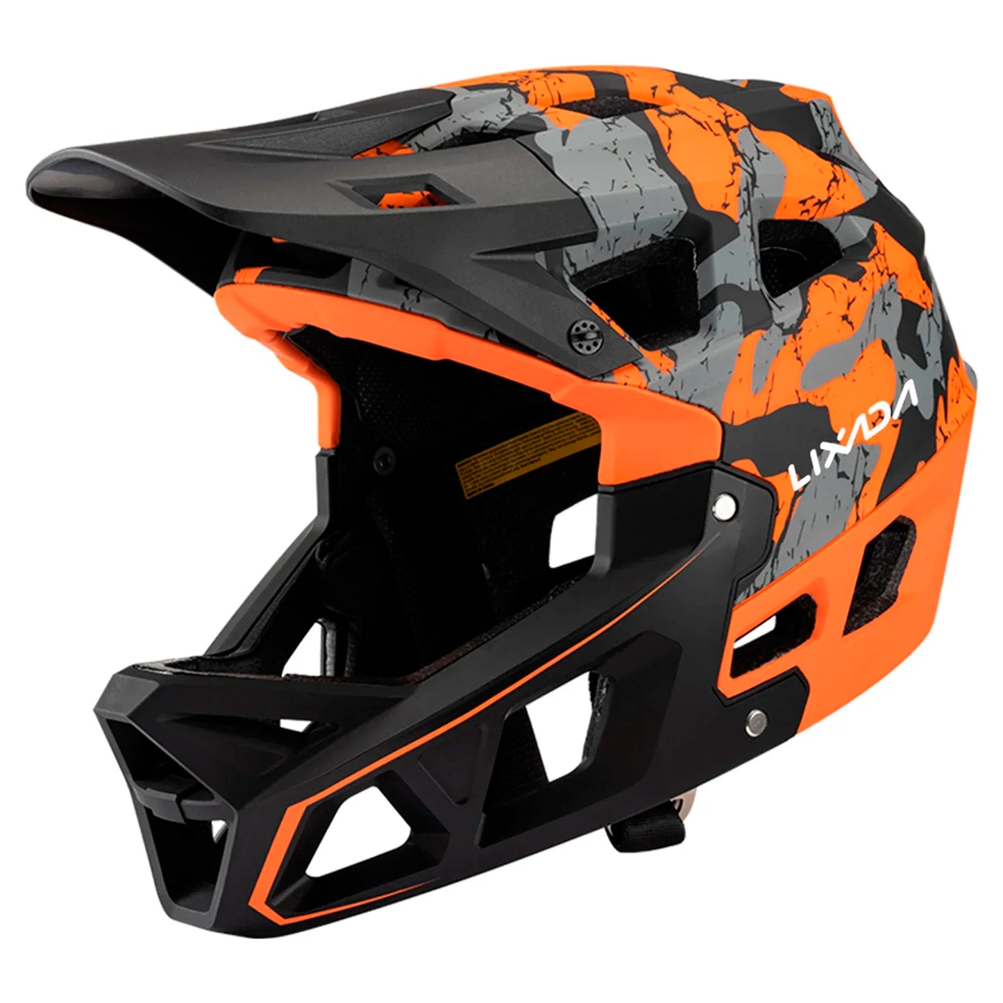 Full Face MTB Helmet for Downhill Racing Adults with 31 Vents & Adjustable Visor, Men/Women Mountain Bike Safety Cycling Gear