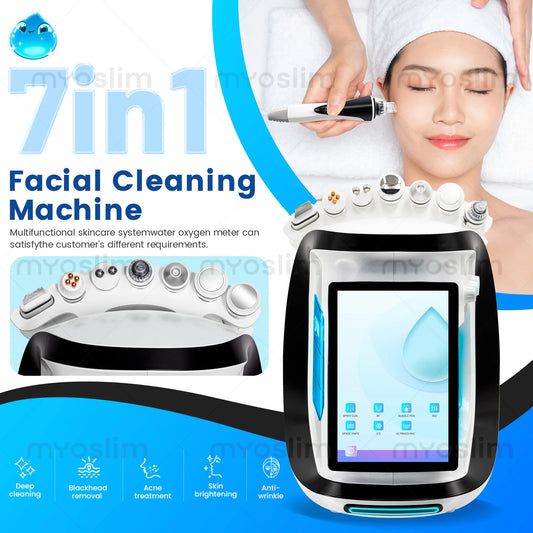 7 in 1 Water Oxygen Bubble Skin Diamond Dermabrasion Machine Oxygen Jet Spray Hydro Beauty Salon Machine
