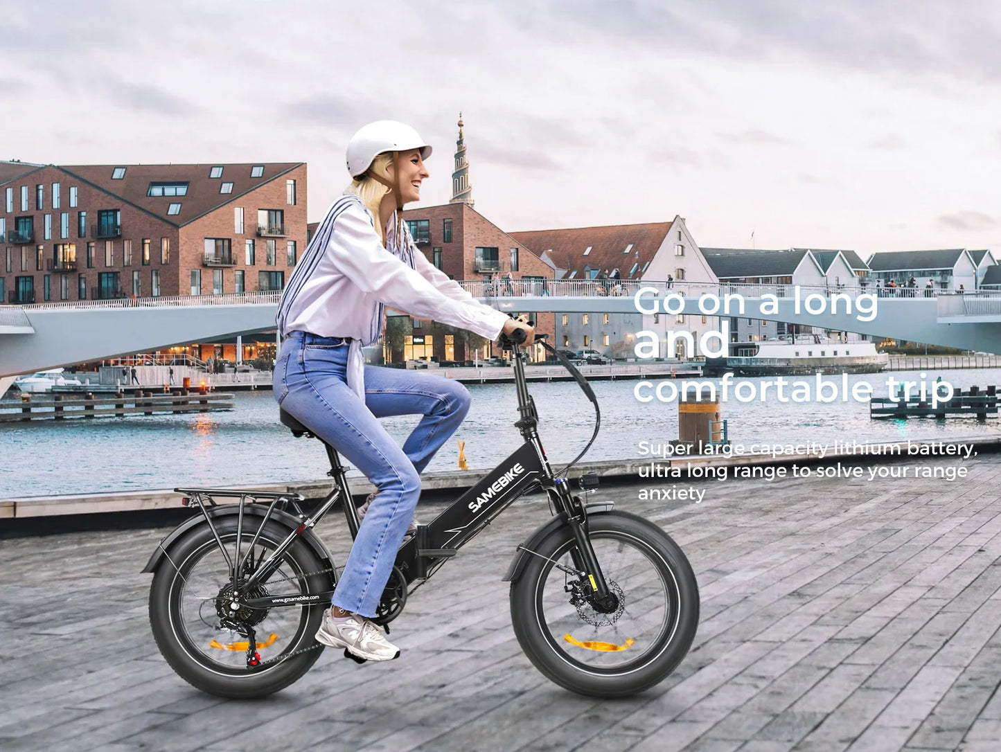 Folding Electric Bicycle 750W Motor 48V13AH Lithium Battery Disc Brake E-bike Adult City Travel 20*4 Inch Fat Tire Electric Bike