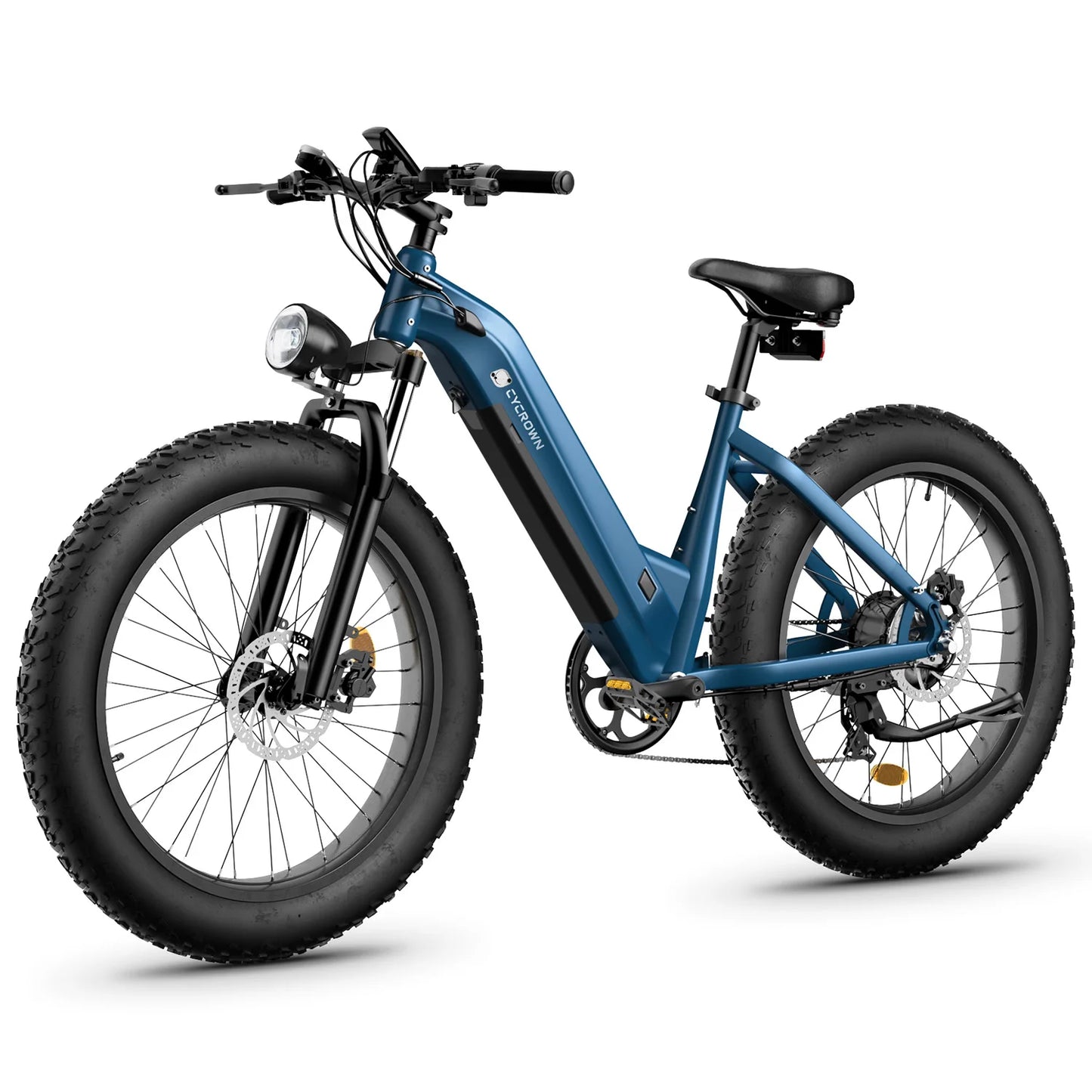 Electric Bike For Adults CYCROWN CYCVEVRE 26x4" 1000W Motor Top Speed 28Mph 48V 15.6AH Range 60Miles Max Load 330Ibs New