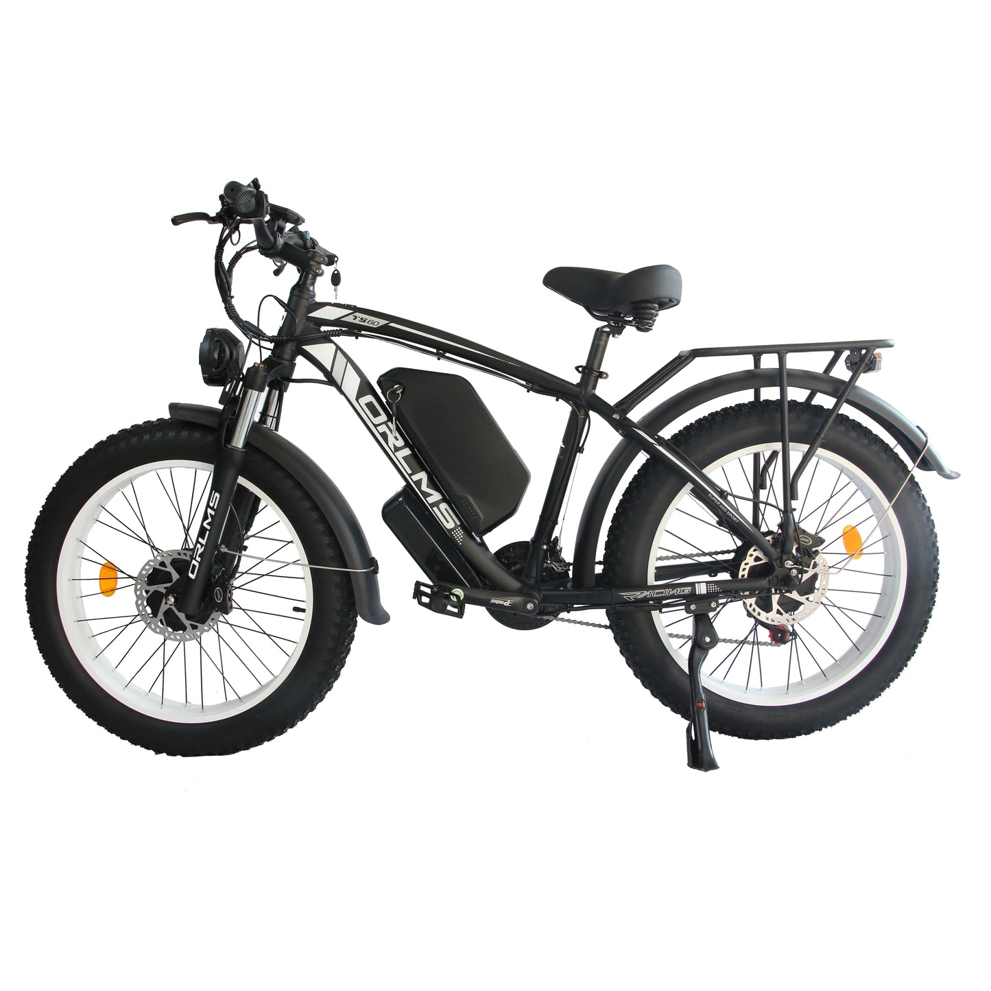 Electric Bike 2000W Dual Motor 60V25AH Removable Lithium Battery E Bike Dual Hydraulic Brakes 26-inch Fat Tires Electric Bicycle