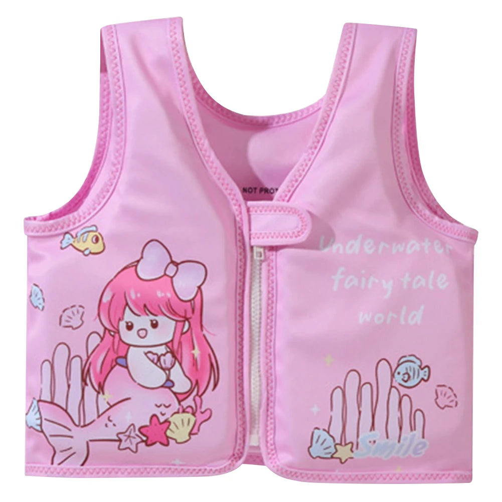 Kids Life Jackets Baby Swimsuit Children Life Vest Inflatable Swim Vest Swimming Aid Buoyancy Clothing Swimming Pool Accessories