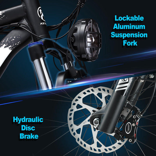 KETELES k800 dual motor electric bike 2000W adult electric mountain bike, 17.5AH/23AH battery, 21 speeds, hydraulic brakes, 26''